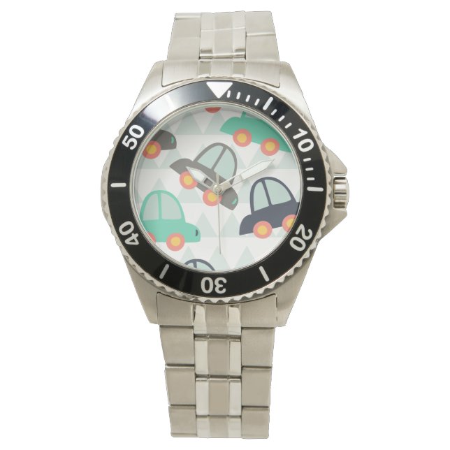 Autos und mehr Autos Armbanduhr (Vorderseite)