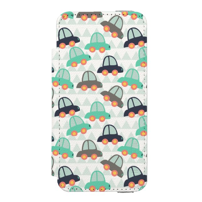 Autos und mehr Autos Incipio iPhone Geldbeutel-Hülle (Folio Vorderseite)