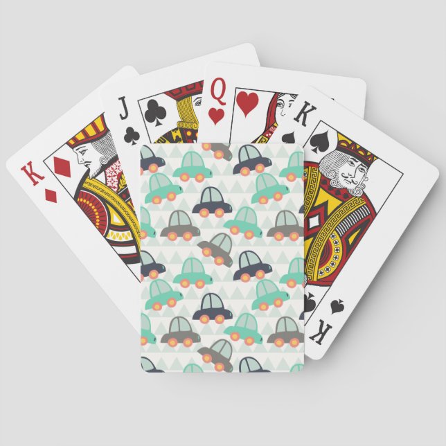 Autos und mehr Autos Spielkarten (Rückseite)