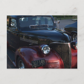 Autos von gestern postkarte