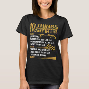 Autoschatz - Geschenk für Autoliebhaber - Zehn Din T-Shirt