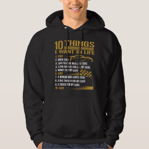Autoschatz - Lustiges Geschenk - Zehn Dinge, die i Hoodie
