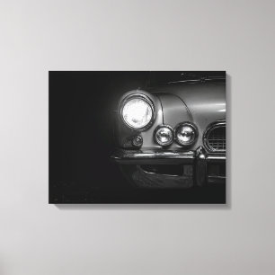 Autoscheinwerfer Leinwanddruck