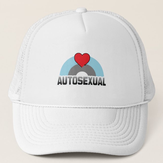 AUTOSEXUELLER RAINBOW TRUCKERKAPPE (Vorderseite)