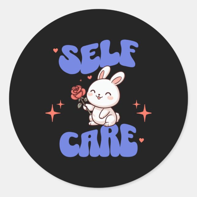 Autosoin American traditionnel Rose Sticker Bunny (Devant)