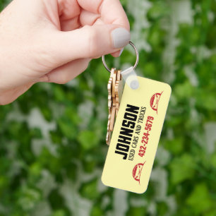 Autoverkäufer oder Gebrauchtwagenlohn Schlüsselanhänger