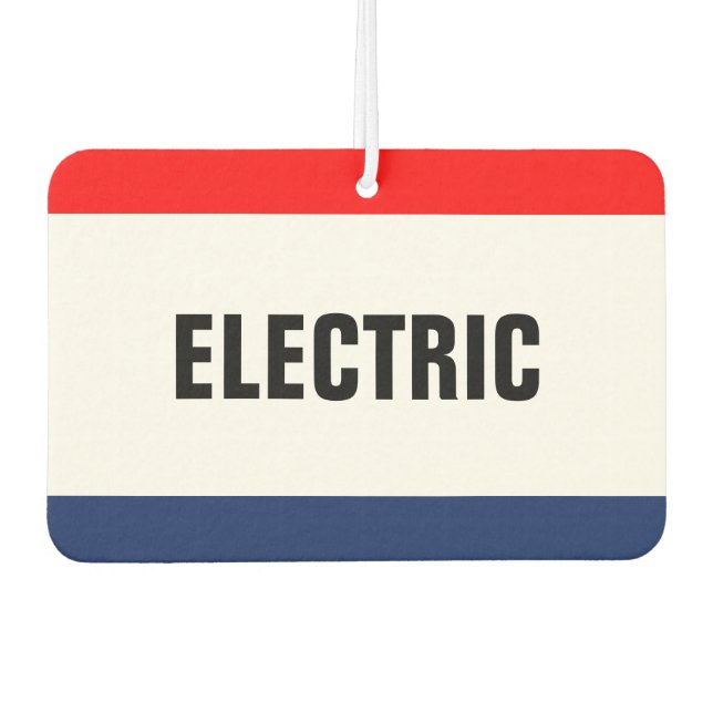 Autoverleih Elektrische Werbeaktion anpassbar Autolufterfrischer (Vorderseite)
