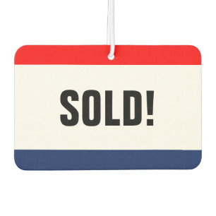 Autoverleih verkaufte Werbeaktion individuell anpa Autolufterfrischer