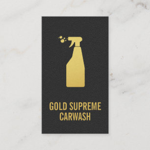 Autoverpflegung   Lederuntergrund Visitenkarte