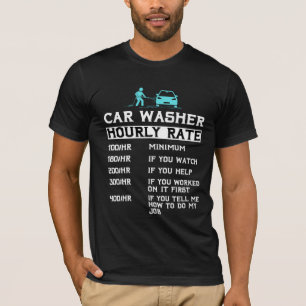 Autowaschanlage Mechaniker Handreiniger Auto  T-Shirt