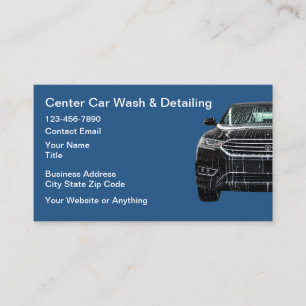 Autowäsche Auto-Detailing Visitenkarte