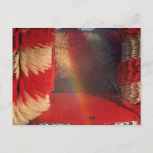 Autowäsche Postkarte