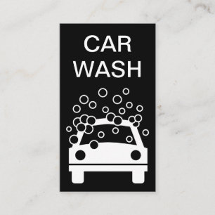 Autowäsche-Treueprämien Visitenkarte