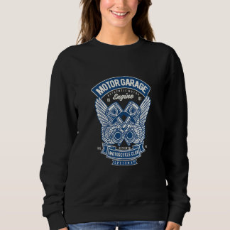 Autowerkstatt Motor Mechaniker Sweatshirt