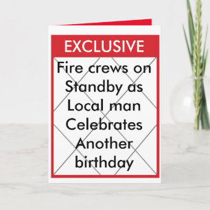 Autre carte d'anniversaire exclusive