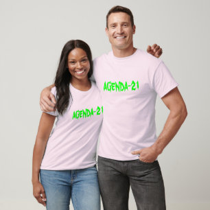 Autre vêtement T-shirt de base avec Agenda-21