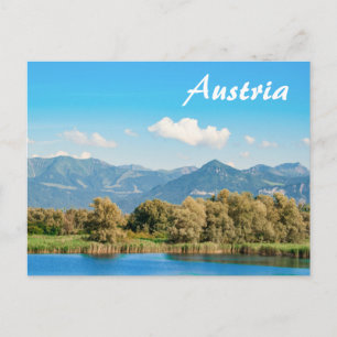 Autriche Magnifique paysage avec carte postale des