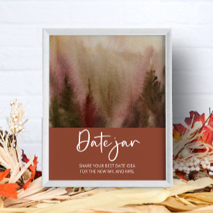 Autum Forest Date Night Ideas Datum Jar Bridgame Poster