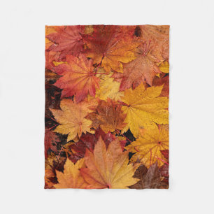 AUTUMENTE GOLD FLEECEDECKE