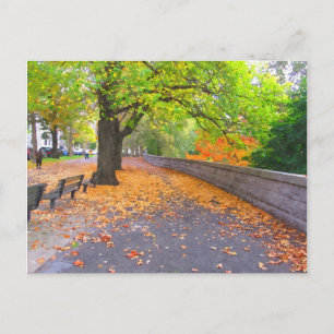 AUTUMMER IN NEW YORK CITY POSTKARTE