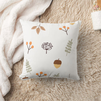 Autumn Acorns and Berries Kissen