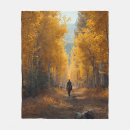 Autumn Aspen Throw Blanket - Seasonal Western  Fleecedecke