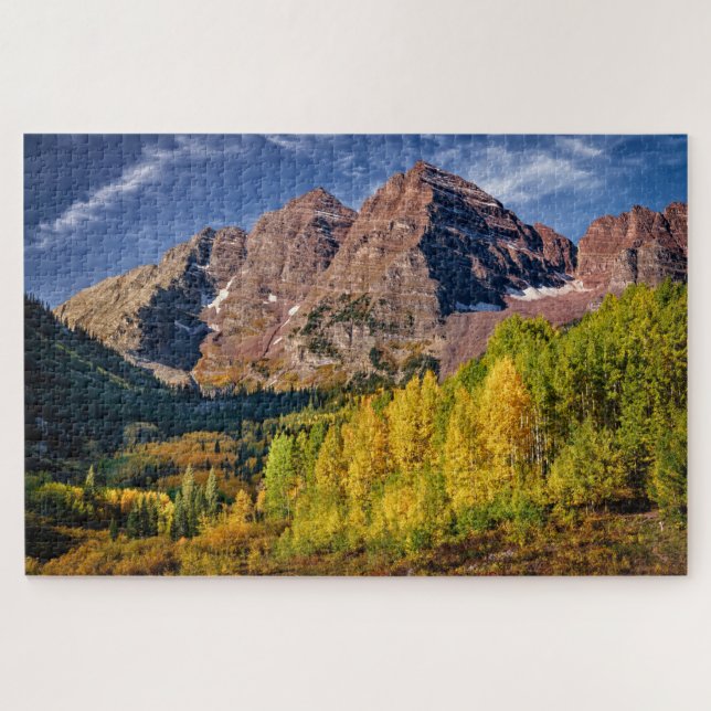 Autumn at Maroon Bells 1000 Puzzle (Horizontal)