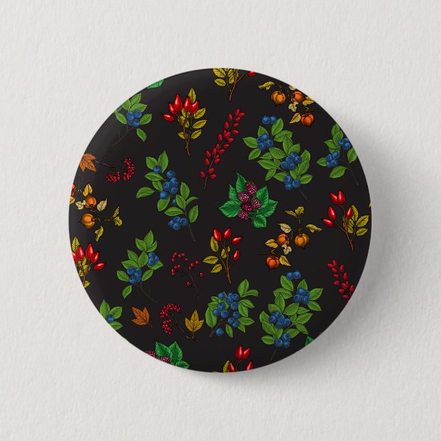 Autumn Berries Button (Vorderseite)
