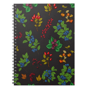 Autumn Berries Notizblock