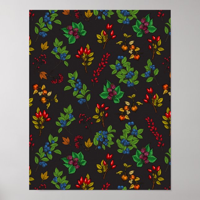 Autumn Berries Poster (Vorne)