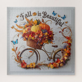 Autumn Bicycle Erntedank Blooms Wall Art