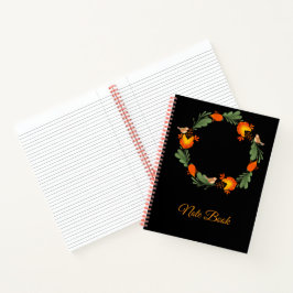 Autumn Bird Folk Art Notizbuch
