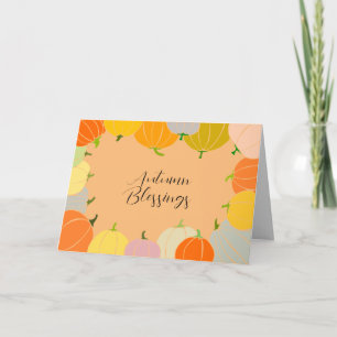 AUTUMN BLESSINGS CARD DANKESKARTE