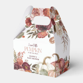 Autumn Blooms 'a little pumpkin' Baby Shower Geschenkschachtel