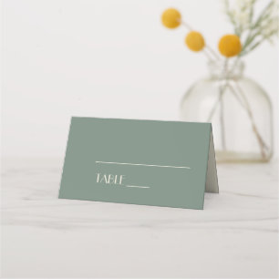 Autumn Boho Deko   Sage Green Platzkarte Zelt