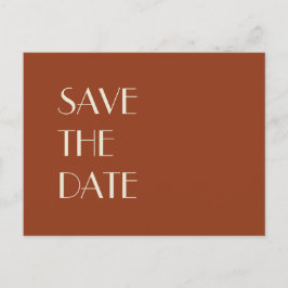 Autumn Boho Deko | Save the Date rosten Ankündigungspostkarte