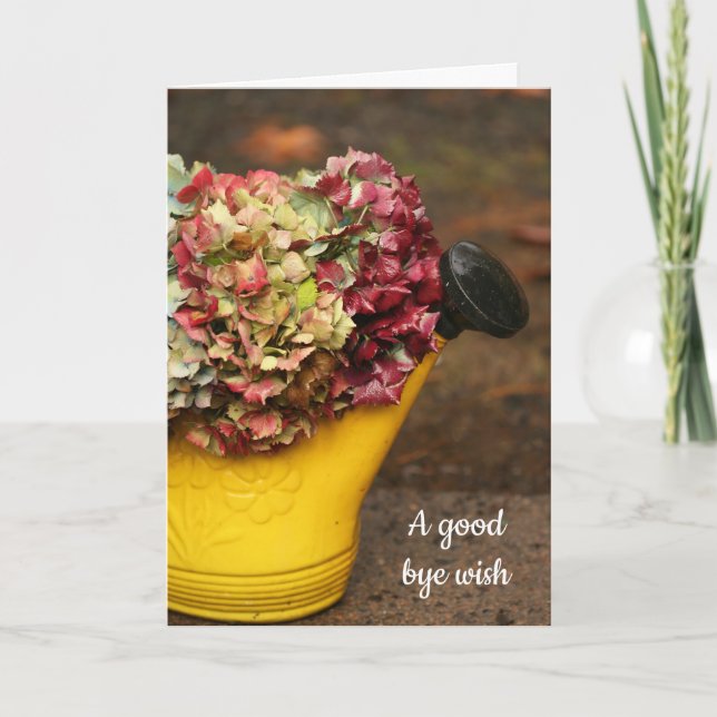 Autumn Bouquet Faltkarte Karte (Vorderseite)