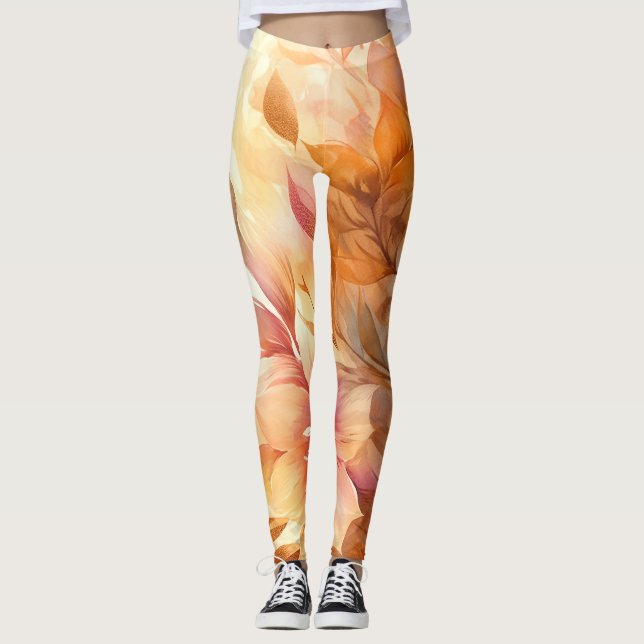 Autumn Bouquet Leggings (Vorderseite)