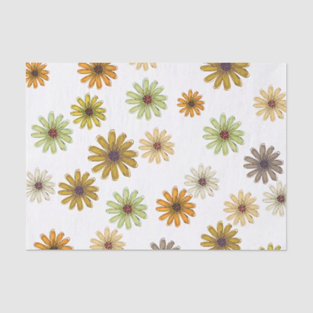 Autumn Bouquet Tissue Paper Seidenpapier (Vorderseite)