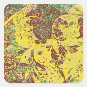 Autumn Breeze Quadratischer Aufkleber