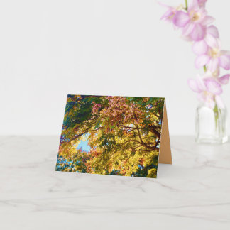 Autumn Canopy Card  Karte
