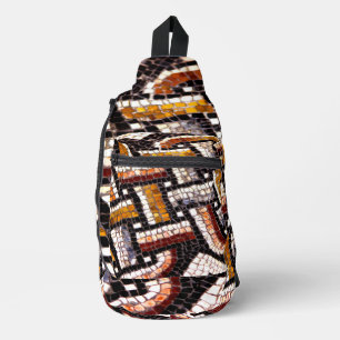 Autumn Colored Mosaic Crossbody Bag