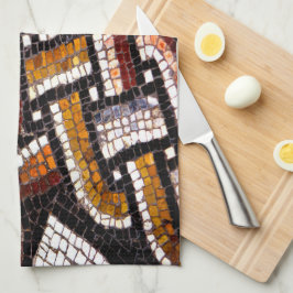 Autumn Colored Roman Mosaic Geschirrtuch