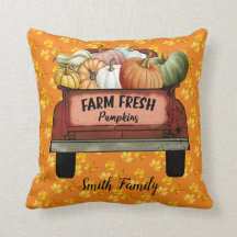 Autumn Customize Pumpkin Gold Blätter Cotton 16"X1