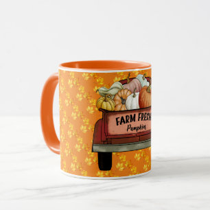 Autumn Customize Pumpkin Gold Blätter Tasse