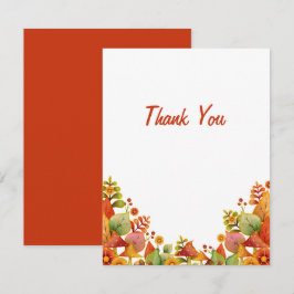Autumn Dankcard Dankeskarte