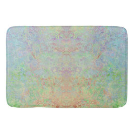 Autumn Dawn Neon Pastel Alcohol Ink Abstract Badematte