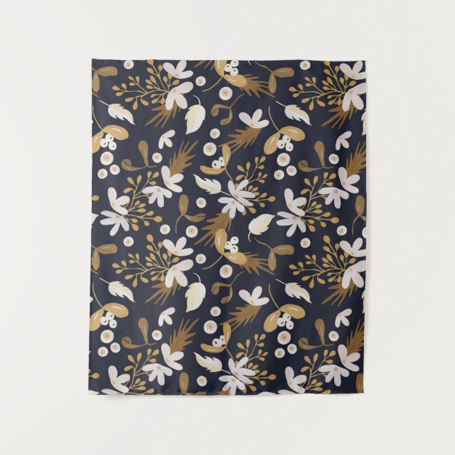 Autumn Evening Bloom Wandteppich (Vorderseite)