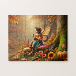 Autumn Fairy Enchanted Pumpkin Forest