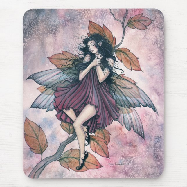 Autumn Fairy Mousepad von Molly Harrison (Vorne)